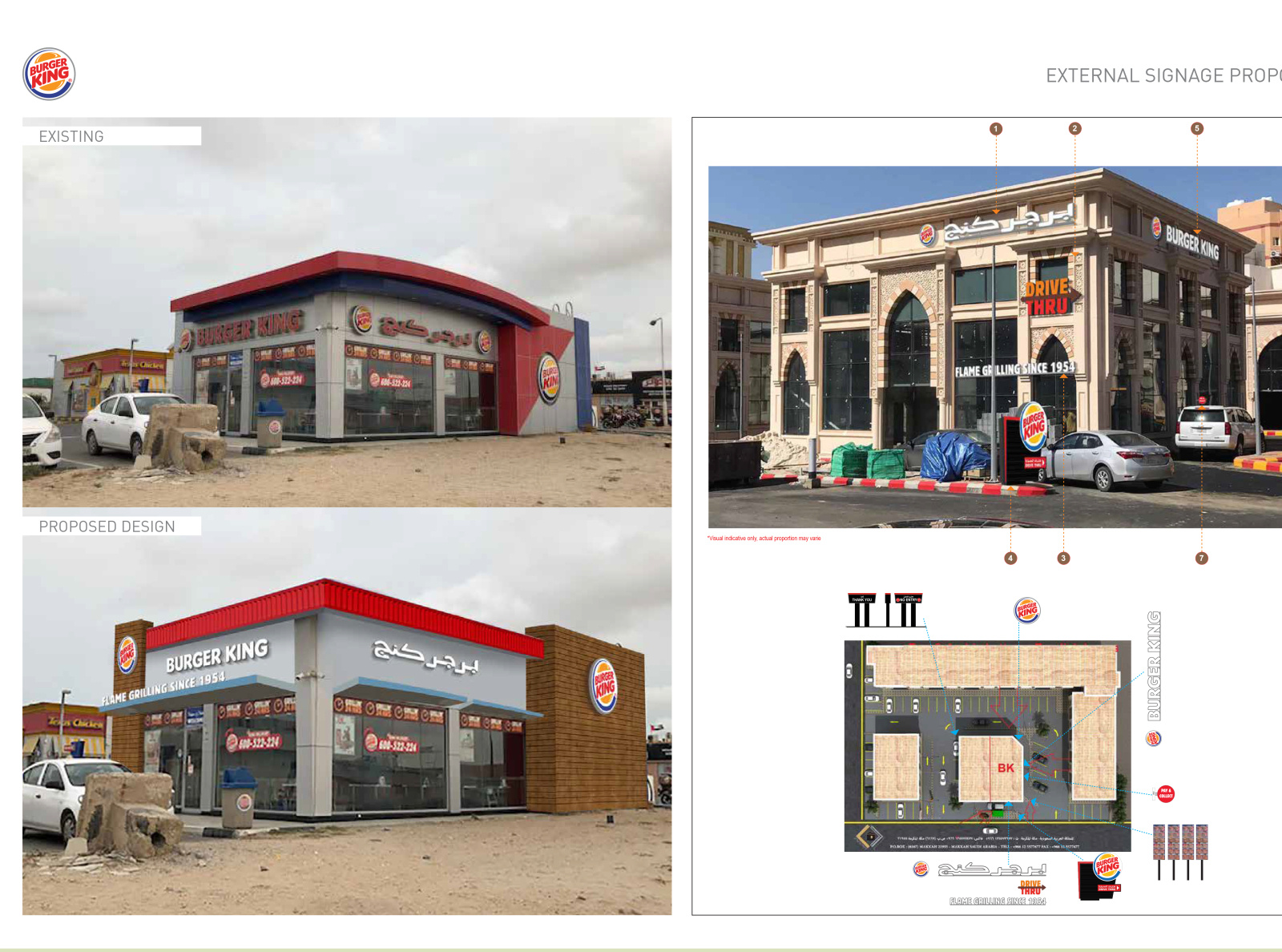 External Signage Proposal BK by Jinesh A on Dribbble