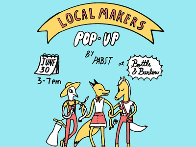 Local Makers Pabst Pop-Up