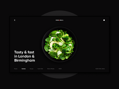 Food&Roll's design ui ux web web design website website design