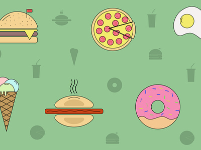 Food animation art branding design designer flat icon illustration illustrator logo minimal typography vector web website
