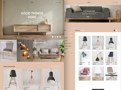 Ecommerce furniture website