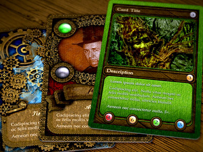 Collectable Game Cards cards collectable fantasy games horror