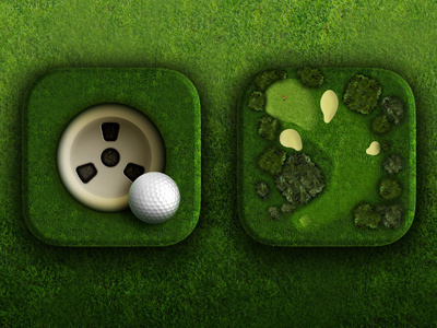 Golf app icons