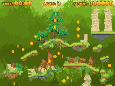 Jungle game games jump jungle side on