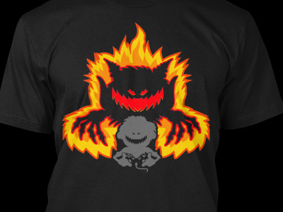 Demon Gamer cartoon demon demon gamer game game player monster monster gamer shadow shadowm gamer tshirt