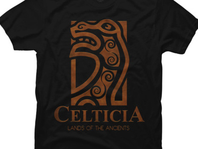 Celticia celt celtic dragon norse pattern reenactment roman saxon tshirt viking