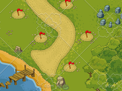 Tower Defence - Forest Elements defence game games tower tower defence