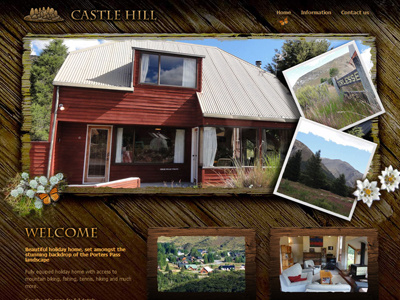 Castle Hill design html php website