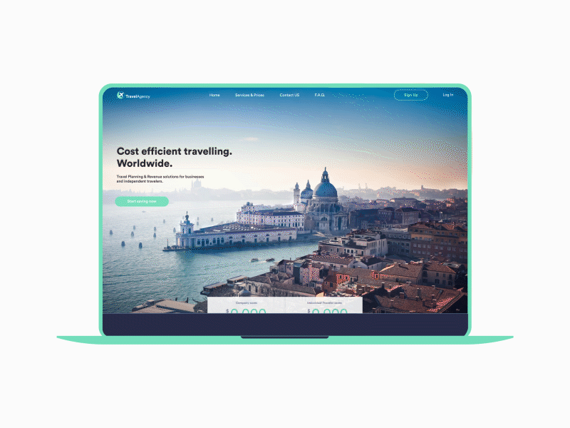 Rebound "Amazing Website for travel agency"