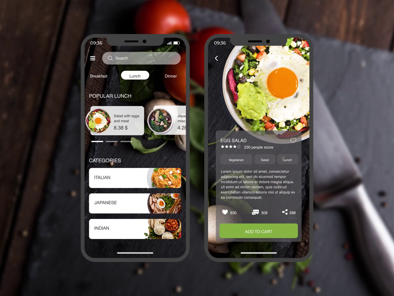 Food Delivery App by Egor Sokhan for QArea on Dribbble