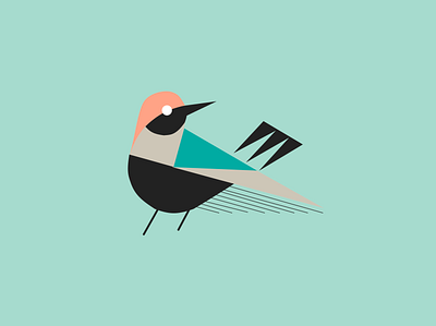 Blue Bird bird design figma graphic design illustration vector