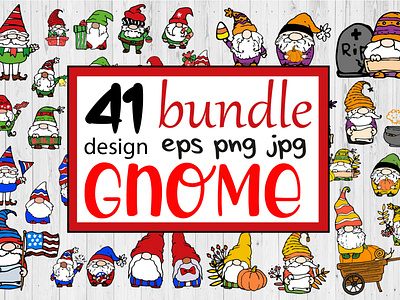 bundle Gnome clipart