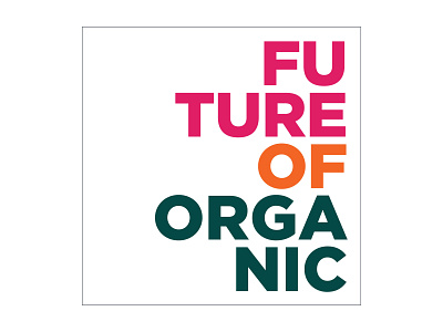 Future of Organic Logo branding design logo