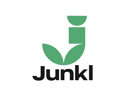 Junkl branding care design green izhevskdesigner junkl logo lyamindesign natural recycle