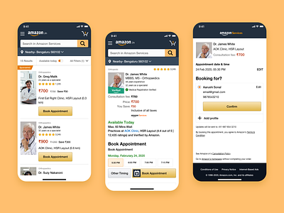 What if Amazon starts listing out services🤔 amazon amazon app amazon marketplace amazon services amazon t shirts design booking app doctor hire expert hire professional service on amazon ux what if