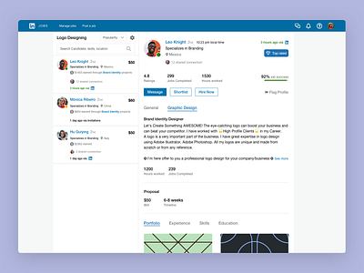 What if LinkedIn launches a platform to hire freelancers freelancer hirefreelancer hiring linkedin user experience uxexercise