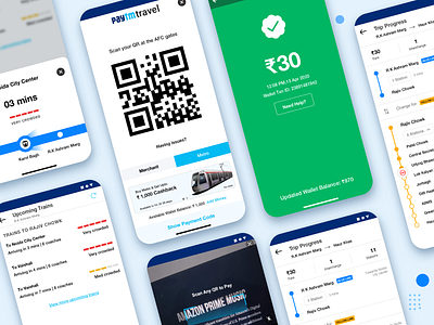 How might we use PayTM wallet in replacement of metro cards? case study dailytravel delhimetro design concept ios metro paytm qr scan scan tickets track train train booking ux design uxdesign