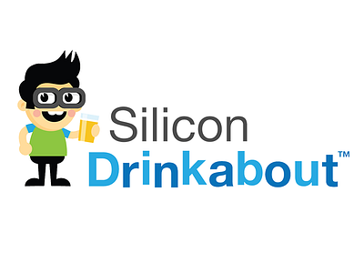 Silicon Drinkabout Logo character design illustration logo