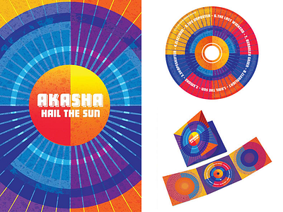 Akasha "Hail The Sun" CD Packaging