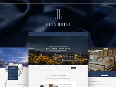 Lyon - Hotel booking hotel html5 template motel room reservation