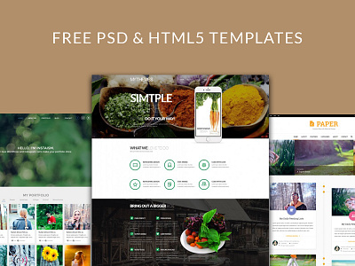 Free PSD and HTML5 Template blog free freebie html5 template psd template restaurant