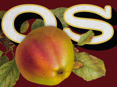 Vintage Type with Fruit