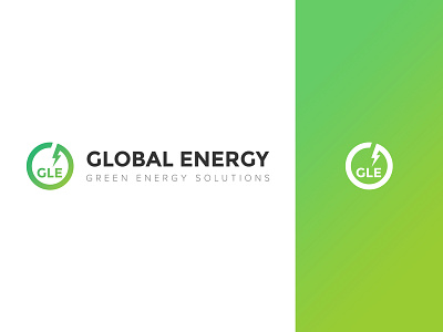 Global Energy (logo design) branding clean corporate branding design flat logo logo design branding minimal vector