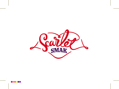 Scarlet Smak - Alternate branding branding designer design fun graphic design graphic designer handlettering logo logo design logo designer typography