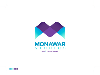 Monawar Studios Logo art director branding branding designer graphic design graphic designer illustration logo logo design logo designer logotype photographer typography