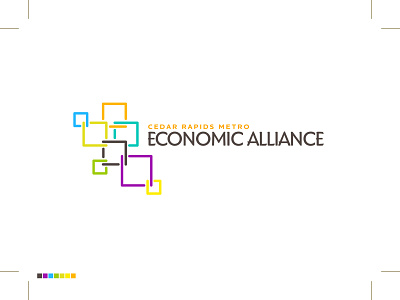 Cedar Rapids Metro Economic Alliance Logo art director branding branding designer graphic design graphic designer logo logo design logo designer logotype typography