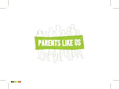 Parents Like Us Logo art director branding branding designer fun graphic design graphic designer illustration logo logo design logo designer logotype typography