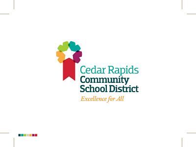 Cedar Rapids School District Logo art director branding branding designer fun graphic design graphic designer illustration logo logo design logo designer logotype school typography