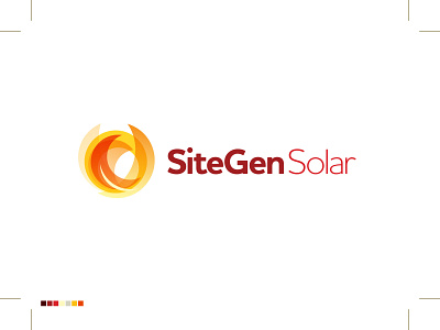 SiteGen Solar art director branding branding designer graphic design graphic designer illustration logo logo design logo designer logotype solar typography