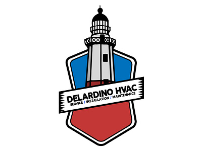 Delardino HVAC Logo Design