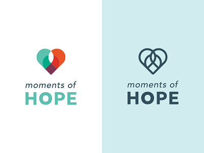 Moments of Hope branding charlotte hope identity illustration logo ministry