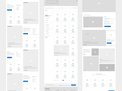 Moen Product Wireframes product ui ux web website wireframe wednesday wireframes