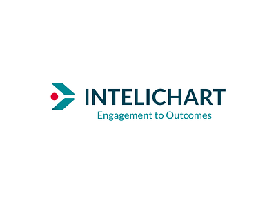 InteliChart® bold branding design gradient health healthcare logo logo suite patient ui web