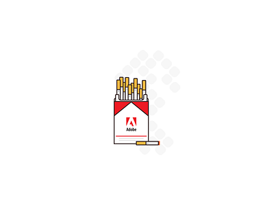 Adobe Cigarette Pack adobe adobe illustrator adobe xd branding design uiux ux vector