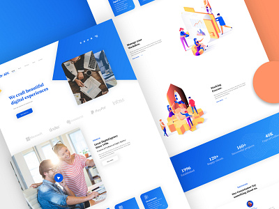 Agency Website Landing Page Design