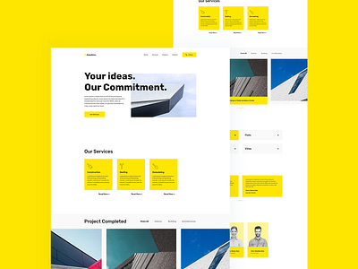 Construction Website Template