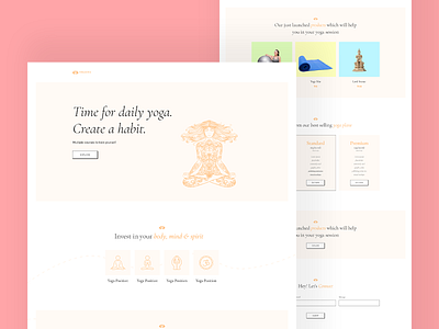 Yoga Class Website Template