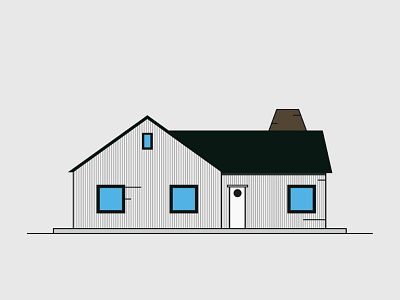 Barn House illustration