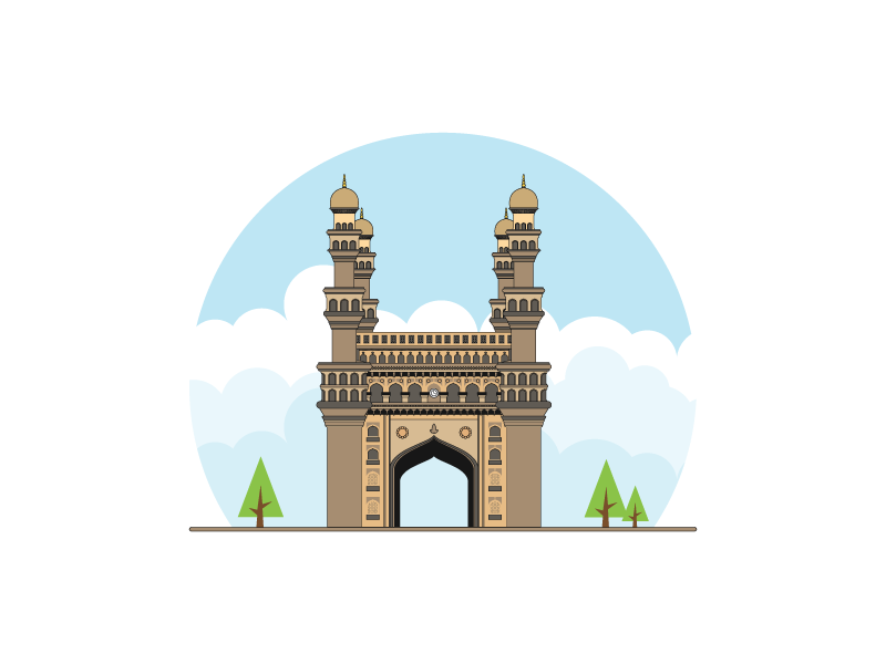 Charminar Hyderabad City Icon designs, themes, templates and ...