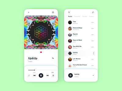 Music Player Mobile App UI