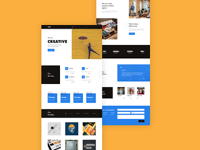 Graphic Design Agency Divi Template adobe xd blue landing page design landingpage ui ui design uidesign uiux user interface user interface design userinterface web design web design website wordpress wordpress design wordpress theme