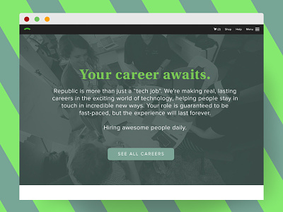 RW Careers Page careers careers page desktop design jobs jobs page screens ui design ux design web design webpage