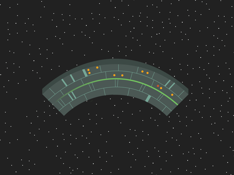 Death Arc for #MaytheFourthbewithyou illustration advertising motion motion design animation laser republic wireless republic tech star war star wars death star