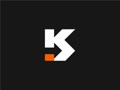 Letter K+S+I and Forward Arrow LOGO branding logo