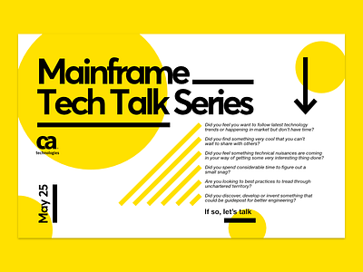 Tech talk web flyer