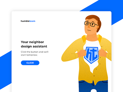 Home page bold design flat illustration landing page light ui ux web